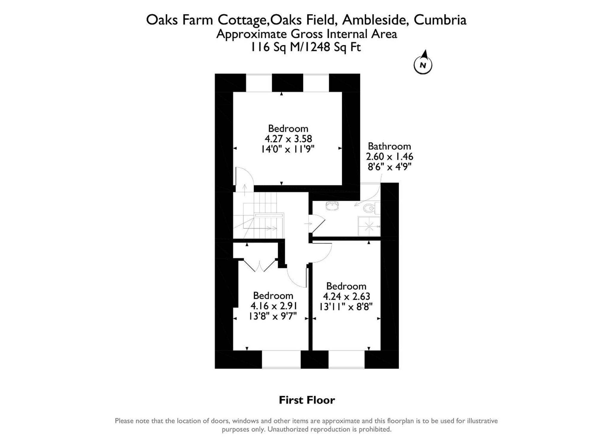 1 Oaks Farm Cottages Ambleside Exterior photo