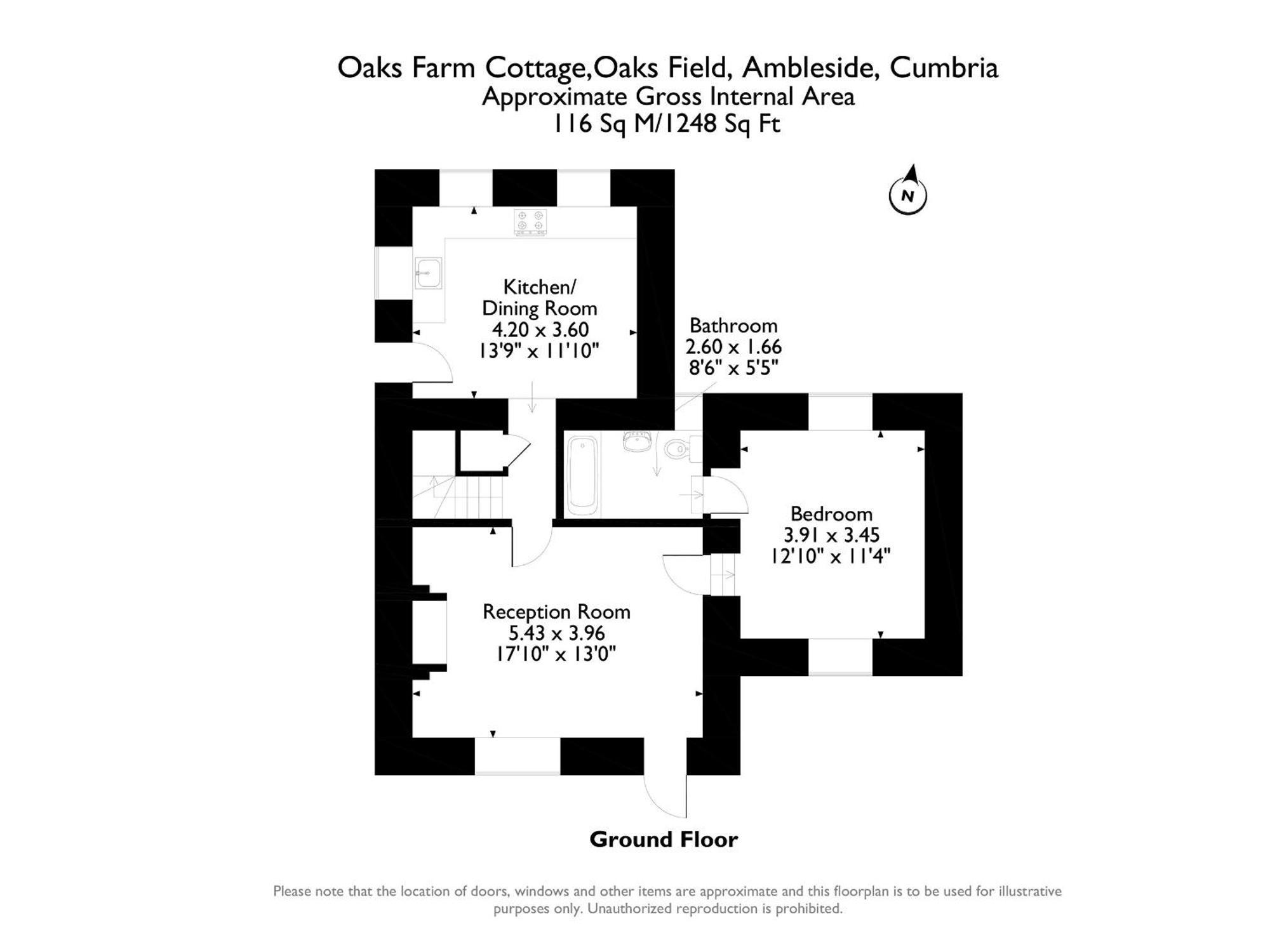 1 Oaks Farm Cottages Ambleside Exterior photo